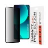 Techsuit 111D Privacy Celoplošné ochranné sklo s plným lepidlom pre Xiaomi 13T / 13T Pro - Čierne
