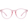 Techsuit Reflex PC Okuliare proti modrému svetlu (PC28003-C5) - Okrúhle - Ružové