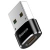 Adaptér OTG (CAAOTG-01) - Type-C na USB, Plug & Play, 3A - čierny
