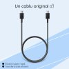 Dátový kábel (EP-DA705BWEGWW) - USB-C na rýchle nabíjanie typu C 3A, 1 m - biely (blistrové balenie)