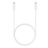 Dátový kábel (EP-DA705BWEGWW) - USB-C na rýchle nabíjanie typu C 3A, 1 m - biely (blistrové balenie)