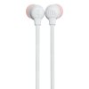 JBL Bluetooth Slúchadlá (Tune 115BT) - Bluetooth 4.2, In-Ear, Pure Bass, Multi-Point Pripojenie, s Mikrofónom - Biela