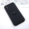 Black uxury soft liquid silicone case for i ph variants 4