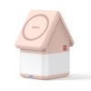 Duzzona Charging Station (W20) - for iPhone, Apple Watch and AirPods, 15W, with LED Light - Pink