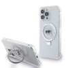 Karl Lagerfeld pevný kryt s prsteňom a MagSafe na iPhone 15 Pro Max (KLHMP15XHMRSKHH) - biely Karl Head