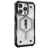 UAG Pathfinder Clear MagSafe - extrémne odolný kryt na iPhone 16 Pro Max - Ľadová