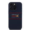 Red Bull Racing silikónový kryt s MagSafe a horizontálnym logom na iPhone 16 Pro (RBHMP16L24SIHSRV) - tmavomodrý