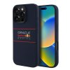 Red Bull Racing silikónový kryt s MagSafe a horizontálnym logom na iPhone 16 Pro Max (RBHMP16X24SIHSRV) - tmavomodrý