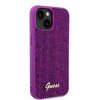 Guess puzdro Disco Metal Script na iPhone 15 (GUHCP15SPMSDGSF) - fuchsiové