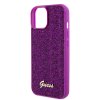 Guess puzdro Disco Metal Script na iPhone 15 (GUHCP15SPMSDGSF) - fuchsiové