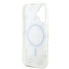 Guess IML 4G Background MagSafe kryt na iPhone 16 Plus (GUHMP16MH4DTEH) - biely