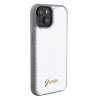 Guess Sequin Script Metal kryt na iPhone 15 (GUHCP15SPSFDGSS) - strieborný