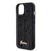 Guess Sequin Script Metal kryt na iPhone 15 (GUHCP15SPSFDGSK) - čierny