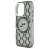 Karl Lagerfeld IML MagSafe kryt na iPhone 16 Pro Max (KLHMP16XHMCKMHK) - Monogram Karl&Choupette hlava