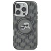 Karl Lagerfeld IML MagSafe kryt na iPhone 16 Pro Max (KLHMP16XHMCKMHK) - Monogram Karl&Choupette hlava