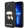 Karl Lagerfeld 3D Design kryt na iPhone 14 Plus (KLHCP14MKH3DBK) - Rubber Karlova hlava