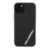 Karl Lagerfeld 3D Design kryt na iPhone 15 Plus (KLHCP15M3DMKRLK) - Gumový kryt s multi logom