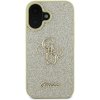 Guess Glitter Fixed Big 4G kryt na iPhone 16 Plus (GUHCP16MHG4SGD) - zlatý