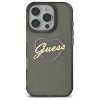 Guess pevný kryt IML Heart na iPhone 16 Pro (GUHCP16LHCHGSPK) - čierny