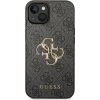 Guess pevný kryt 4G s veľkým kovovým logom na iPhone 15 Plus (GUHCP15M4GMGGR) - sivý