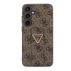 Guess Grip Stand 4G Triangle Strass (GUHCS24MPGS4TDW) kryt na Samsung Galaxy S24 Plus – Hnedý