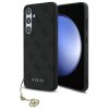 Guess Hardcase 4G Charms Collection (GUHCS24FEGF4GGR) kryt na Samsung Galaxy S24 FE – Sivý