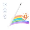 Techsuit Stylus Pero (A580S) pre iPad – Bluetooth, Type-C, 130mAh, 5V, Palm Rejection, Microsoft Nib, Tiché Písanie – Biela