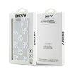 DKNY tvrdý obal s tekutými trblietkami Multilogo (DKHCP15XLCPEPT) - iPhone 15 Pro Max - Biely