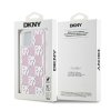 DKNY tvrdý obal s tekutými trblietkami Multilogo (DKHCP15SLCPEPP) - iPhone 15 - Ružový