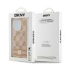 DKNY obal IML Šachovnicový vzor a potlačené pruhy MagSafe (DKHMP15XHCPTSP) - iPhone 15 Pro Max - Ružový