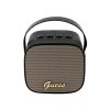 Guess Wireless Speaker PU Leather 4G Script Logo bezdrôtový reproduktor (GUWSB2P4SMK) - Bluetooth 5.3, TWS, 5W, AUX, TF karta - Čierny