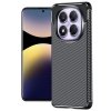 Techsuit CarbonFiber kryt pre Xiaomi Redmi Note 14 Pro 5G / Poco X7 – Čierny