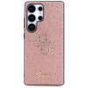 Guess Glitter Script Big 4G Logo (GUHCS25LHG4SGP) kryt pre Samsung Galaxy S25 Ultra – Ružový