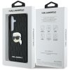 Karl Lagerfeld Hardcase Monogram Leather (KLHCS25MPGKLKIPK) kryt pre Samsung Galaxy S25 Plus – Karl Head Pin