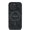 Guess 4G Ring Classic Logo MagSafe (GUHMP16XG4GFRK) – ochranný kryt s MagSafe krúžkom a 4G logom pre iPhone 16 Pro Max – čierny