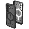 UAG Pathfinder Clear MagSafe – odolný priehľadný kryt s MagSafe – Samsung Galaxy S25 – sivý (Ash)