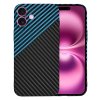 Techsuit Kryt Carbonite FiberShell pre iPhone 16 Plus – modrá Pulse