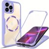 Techsuit Kryt ColorVerse 360 MagSafe + ochranné sklo pre iPhone 13 Pro Max – fialový