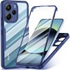 Techsuit ColorVerse 360 Series Kryt + ochranné sklo pre Xiaomi Redmi Note 14 4G – modrý