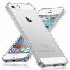 Techsuit Shockproof Clear Silicone kryt na iPhone 5 / iPhone 5s / iPhone SE – číry