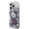 Hello Kitty Hardcase IML Kitty On Bricks Graffiti kryt na iPhone 15 Pro – biely