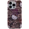 Hello Kitty Hardcase IML Tags Graffiti kryt na iPhone 15 Pro – ružový