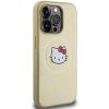 Hello Kitty Hardcase Leather Kitty Head MagSafe kryt na iPhone 15 Pro Max – zlatý