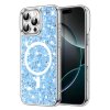 Techsuit Sparkly Glitter MagSafe kryt na iPhone 16 Pro Max – modrý