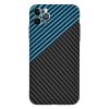 Techsuit Carbonite FiberShell kryt na iPhone 11 Pro Max – modrý Pulse