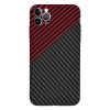 Techsuit Carbonite FiberShell kryt na iPhone 11 Pro Max – červený Vortex
