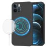 Techsuit SoftFlex MagSafe kryt na iPhone 12 Pro Max – čierny