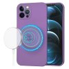 Techsuit SoftFlex MagSafe kryt na iPhone 12 Pro Max – fialový