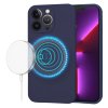 Techsuit SoftFlex MagSafe kryt na iPhone 13 Pro – tmavo modrý