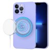 Techsuit SoftFlex MagSafe kryt na iPhone 13 Pro Max – svetlo fialový